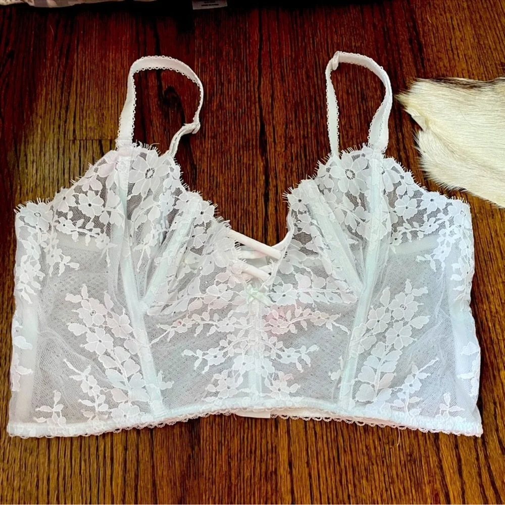 Victorias Secret Dream Angels I Do Bride Collection Unlined Bustier Bra Medium - Picture 4 of 6